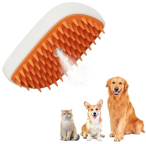 Brosse à Poils de Chat Peigne Pour Retirer Les Poils Des Animaux | Brosse de Toilettage Douce pour Animaux Utilisable Pour Chiot Et Grandes Races Pendant Le Bain Et La Douche À La