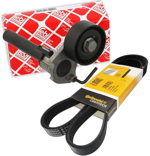 Febi Riemenspanner+Conti Keilrippenriemen | 36203, 6PK1120 passend für A3 Golf V CC