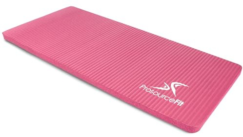 ProsourceFit Extra Thick Yoga Knee Pad and Elbow Cushion 15mm (5/8”) Fits Standard Mats for Pain Free Joints in Yoga, Pilates, Floor Workouts