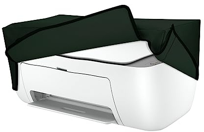 kwmobile Cover kompatibel mit HP DeskJet 2755e / DeskJet 2720e / 2710e / 2820e / 2721e - Tasche Hülle Drucker - Staubschutzhülle Schutzhaube Schutzhülle - Dunkelgrün