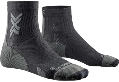 X-Socks Run Discover Ankle Laufsocke Schwarz Mann Grösse 45-47