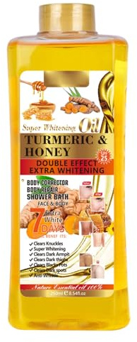 Super-Aufhellungsöl mit Kurkuma, Kurkumaöl, Kurkuma-Aufhellungsöl, Kurkuma-Öl zur Aufhellung der Haut, 200 ml