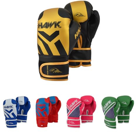 Kids Boxing Gloves 4oz, 6oz, 8oz - Youth Training Gloves for Boys & Girls | Punching Bag, Kickboxing, Muay Thai & MMA | Comfortable, Durable, and Protective (Golden, 4-Oz)