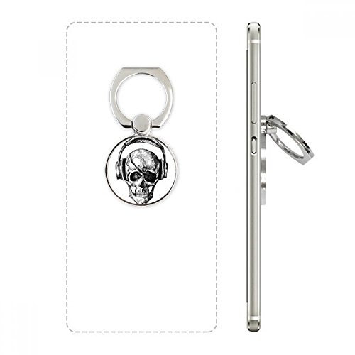 Skull Headset Music Crazy Pattern Cell Phone Ring Stand Holder Bracket Universal Smartphones Support Gift
