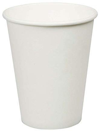 We Can Source It Ltd – Single Wall White Paper Cups 8oz – Recyclable Disposable Cups for Hot and Cold Drinks – Strong Paper Catering Cups for Home Office Cafes Events - Pack of 1000