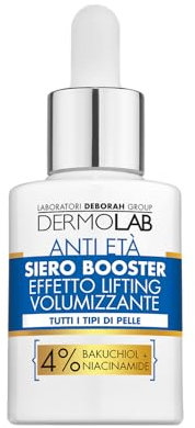 Dermolab - Hyaluronsäure Booster Anti-Aging Gesichtsserum mit Retinol für alle Hauttypen, glättet Falten, spendet Feuchtigkeit in der Tiefe und bekämpft die Hautalterung, 30 ml