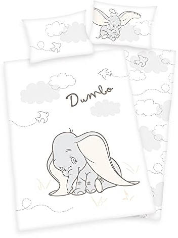 Disney Dumbo Baby Bettwäsche 100x135 cm 100% Baumwolle