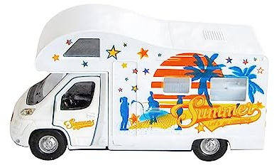 Wohnwagen Welly Wohnmobil Rückzug 12cm Camping Modellauto Spielzeugauto Auto Geschenk 78