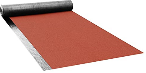 Bardeau en Rouleau Feutre de Toiture sous-Couche de Base de Revêtements de Toit Extérieur Souterraine de Bâtiment Bitume V60 S4 1 Rouleau 5 ㎡ Rouge