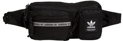 adidas Originals Unisex Originals Rectangle Crossbody Bag Umhängetasche, Schwarz/Weiß