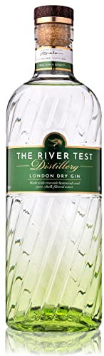 London Dry Gin 70cl by River Test Distillery (43% ABV) | Award-Winning Premium Gin – Infused with Meadowsweet Flowers | Small Batch Gin – Crafted with Pure Chalk-Filtered Water & Gin Botanicals