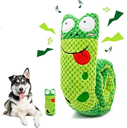 Malydyox Hundespielzeug Intelligenz, Interaktives Quietschspielzeug, Süßes Caterpillar Plüschhundespielzeug, intelligenzspielzeug für Welpen für Puzzle und Nahrungssuche Instinkttraining