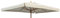 BricoShopping® Toile de rechange pour parasol de jardin avec poteau central 300 g/m² imperméable New 2023 avec poches renforcées 6 ou 8 lattes supérieures de couverture en tissu avec Airvent (Mt 3x2)
