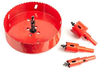 1Pcs 16-300mm Holz Lochsäge Set für Holzbearbeitung Blech Plasti Aluminium Bohrer Bohrer DIY Werkzeug, 125 mm