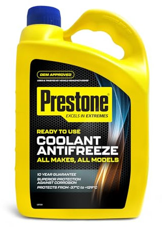PRESTONE PAFR0038B Coolant Antifreeze for All Vehicles 10-year 300,000 miles Corrosion Protection, Ready to Use, 4 Litre