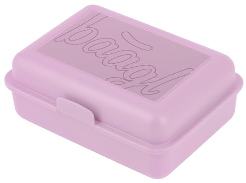 Baagl Contenitore per il pane per bambini per la scuola – Lunchbox per ragazze, ragazzi, asilo – Jausenbox, Brotzeitbox, Brotbox, Snackbox (Lavanda)