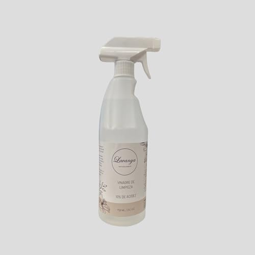 Lavanya - Vinagre blanco de limpieza. Pulverizador. Limpiador 100% natural y ecológico.