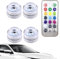 Kit de luces de neón debajo del coche, luz ambiental interior del coche | Luces LED para coche con iluminación ambiental que cambian de color | Instalación sin cables con control remoto para automóvil