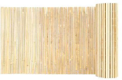VEVOR Frangivista per privacy in doghe di bambù naturale, Recinzione per privacy 91cm x 6 m, Pannello decorativo per privacy per giardino, cortile, balcone, lato piscina, Recinzione frangivista