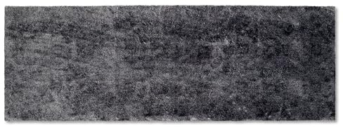 Astra Flauschige Sauberlaufmatte weich - Pure & Soft - Dunkelgrau 67x100cm - Waschbarer Küchenteppich innen - Türmatte strapazierfähig - Teppich