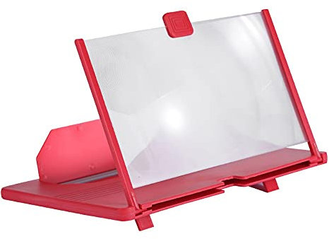 3D Mobile Phone Screen Magnifier with HD Video Amplifier - Folding Stand for Movies and Games - Desk Bracket for Enhanced Viewing Experience