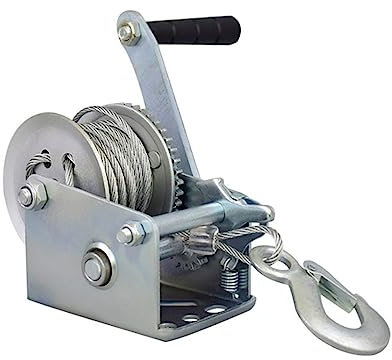 Cabrestante manual, 600-3000 libras Cabrestante manual Cabrestante de elevación de tracción de cable de alambre for automóviles, mejoras for el hogar, manejo de carga ,Alta Capacidad De Carga(800lb)