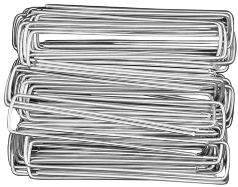 UPKOCH 30pièces Agrafes pour Aménagement Paysager Piquets De Sol Lot de Piquets pour Tissu Fixation De Toiles Et Tentes De Camping