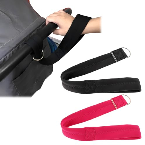 YUPZAR 2 Piezas Arneses de muñeca para cochecito de bebé, gancho para cinturón de cochecito para seguridad antideslizante para niños, correas para cochecito de bebé