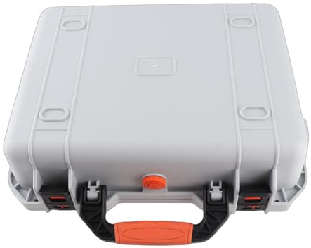 UPALDHOU Custodia Rigida Impermeabile IP67 per Parabola Satellitare con Imbottitura in Spugna per Campeggio da Viaggio All'aperto, Nera