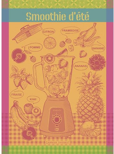 Garnier Thiebaut Geschirrtuch Smoothie D'Ete Fruite 56x78 cm Baumwolle