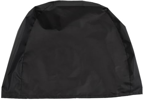 Abaodam Copertura Protettiva per Griglia Barbecue Rotonda Oxford Nero, Copertura per Forno Barbecue Resistente a Pioggia, Polvere e Raggi Uv, per Esterni e Giardino