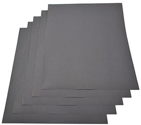 5 Sheets -Grit 1200 Waterproof Paper 230 x 280mm Wet/dry Silicon Carbide