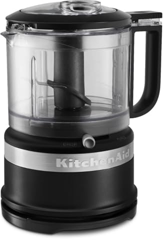 KitchenAid KFC3516BM Black – Food Processor (Black, Thick, Fine, Stainless Steel, 178 mm, 143 mm, 222 mm)