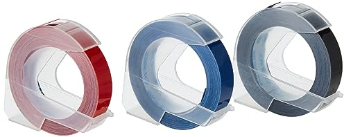 Dymo Ruban adhésif de gaufrage de couleur assortie, 9 mm x 3 m