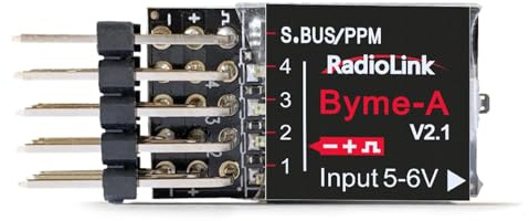 Radiolink Byme-A RC Flight Controller Flugregler Flugzeugstabilisator mit Gyro, 6 Flugmodi 4 Kanäle für A560, 3D Starrflügler, Flugzeuge, Straight Wing, Jet und mehr
