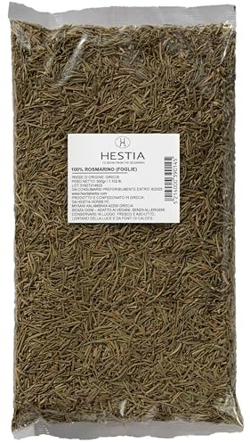 Hestia Herbs Romarin séché grec 500 g, sans allergènes - Végétalien - Sans OGM
