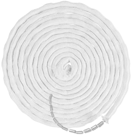 CUIDAKJ 100g Filo di Piombo per Tende Circa 5 Meter, Corda di Piombo, Linea di Peso in Garza, Accessori per Tende, Doccia Tovaglia, Tendine Finestra, Evitare di Soffiare, 20g/5M(20g*5meter)