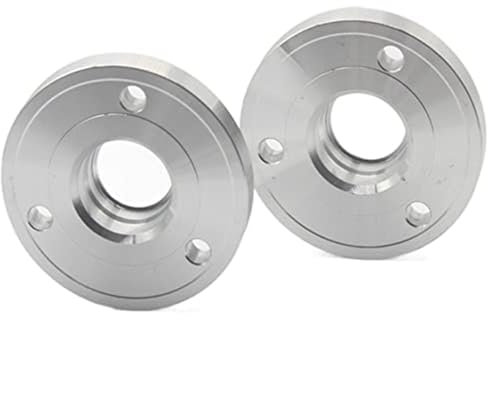 ASDGH 2 stück 15/20mm Legierung Aluminium Spurverbreiterung PCD 3-112 CB 57,1 Anzug, for Smart, Cabrio Nabenzentrischer Spurverbreiterer(Black 2PCS 15MM Silver)