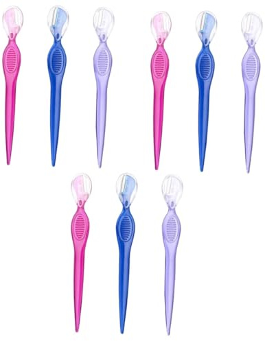 IWOWHERO 9 Stk Beauty-Make-up-Tools Augenbrauenformer gesichtsrasierer damen elektrischer Beinrasierer brow trimmer brow tool tragbare Augenbrauenrasierer Augenbrauenschneider