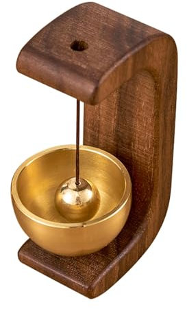 Campanello Casa Magnetico, Gong Per Porta In Legno, Campanello Di Legno Magnetico, Supporto Autoadesivo Per Ingresso, Parete, Negozio, Armadio, Frigorifero E Negozio Decorazione, Facile Installazione