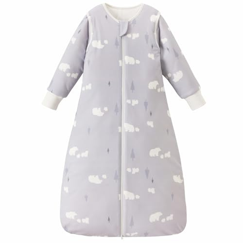 Nivolltha Baby Schlafsack 3.5 TOG Baumwolle Bären L