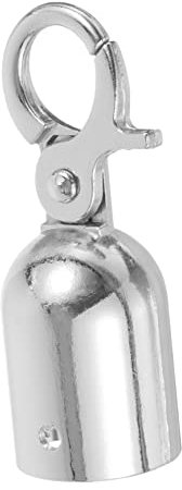 STOBAZA Butée De Fin De Corde Avec Crochet Mousqueton Argenté Embout Robuste Pour Contrôle De Foule Et Barrières Fixation Sécurisée Pour Cordes De Fil Attente Et Isolation De Sécurité