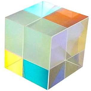 VILLCASE Optisches Prisma Dekorationsobjekt für Lehrmittel Präzise Schnitte für Lichtbrechung Farbseparation für DIY Bildung