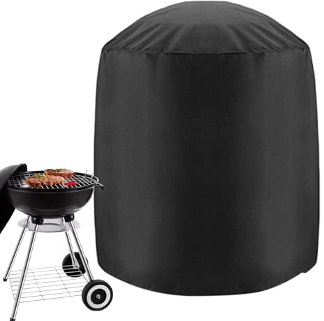 Grill Abdeckhaub Wetterfest, Reißfest, UV, Schutz vor Verblassen, Rost, Schimmel, Schutzhülle für Rundgrill, G-as Grill Abdeckung für den Außenbereich Grill Zubehör