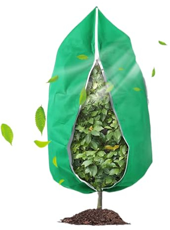 Duvcoywae Copripiante da Giardino,Coperture Invernali Protezione dal Freddo | Protettore Impermeabile con Cordino per Alberi da Frutto e Arbusti in Giardino e Terrazzo Durante Inverno