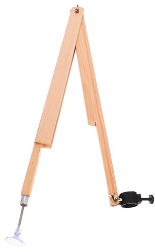 Uonlytech Cerchiometro Portapenna Sicuro in Legno Resistente alla Deformazione Strumento Didattico per Insegnanti per Lezioni di Disegno e Dimostrazioni in Aula