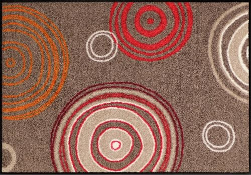 Erwin Müller Fußmatte Kaiserslautern braun/rot Größe 75x120 cm