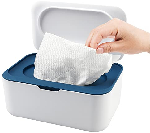 Yoosso Wipes Dispenser Case,Baby Wet Wipes Box Tissue Storage Box Case Lid Seal Dry Wet Toilet Paper Case Holder Plastic Napkin Box Organiser Storage Keep Wipes Fresh Car Office Home Accessories