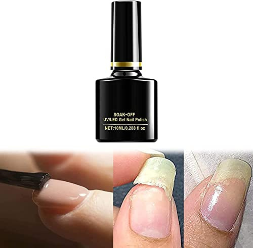 Gel de Reparación de Uñas Moteado con Brillo - Capa Superior para Uñas Divididas