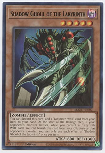 Shadow Ghoul of The Labyrinth - MAZE-EN002 - Rara - 1ª edición